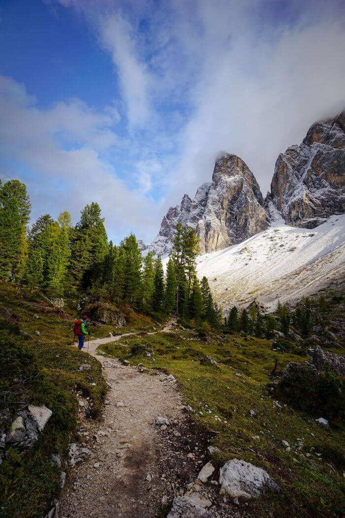 Adolf Munkel Trail, Geisler Peaks, Val di Funes, Dolomites