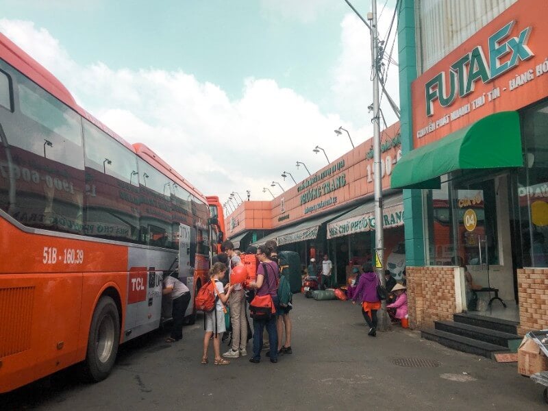 Futa Bus, Saigon, Transit to Mekong Delta | Moon & Honey Travel