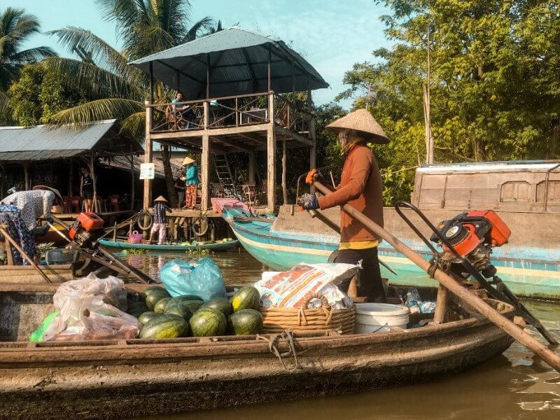 Phong Dien Floating Market, Mekong Delta | Moon & Honey Travel