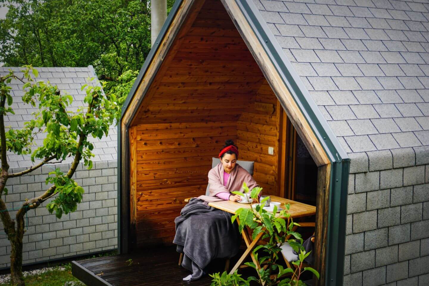 Tourist Farm Kranjc Glamping Cabin, Kobarid Accommodation, Slovenia