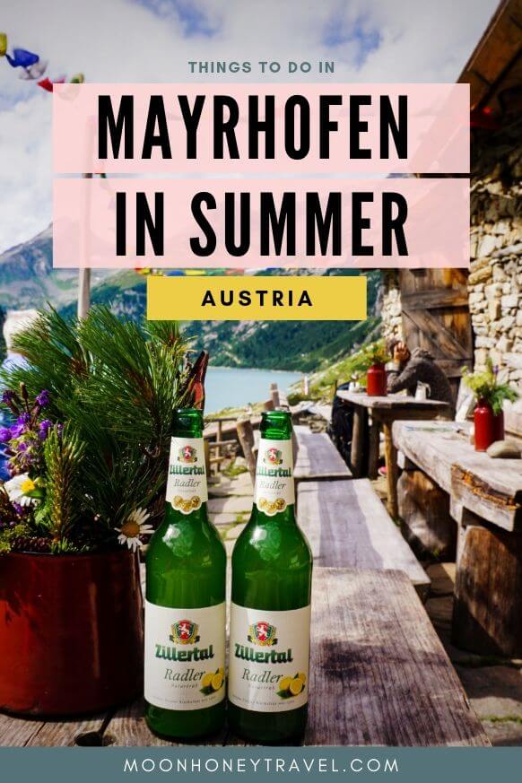 Mayrhofen im Sommer Zillertaler Alpen Österreich