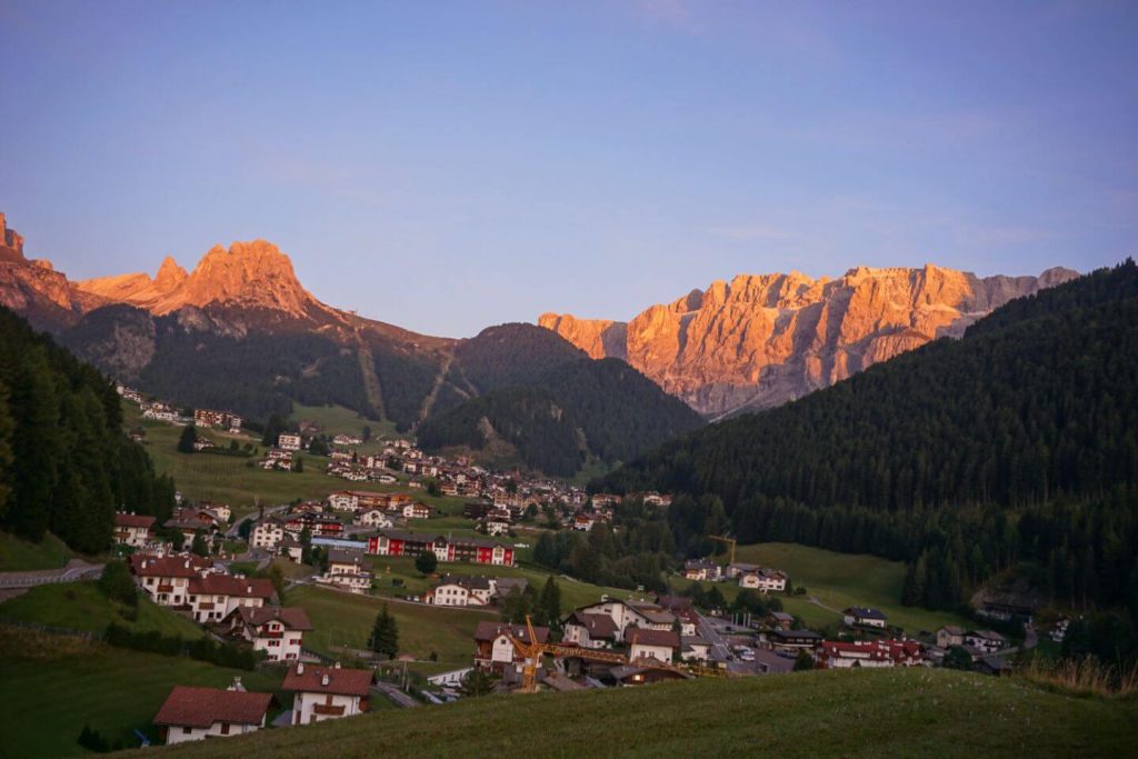 Hotel Rodella view, Sella Group, Selva di Val Gardena, Dolomites
