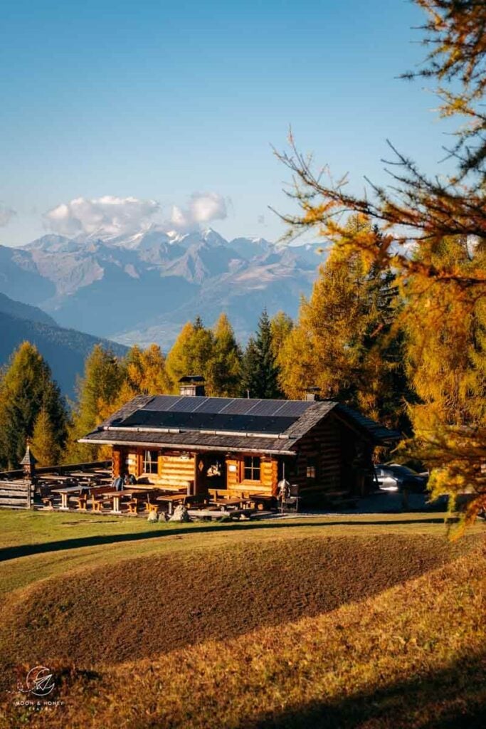 Armentara Plateau in autumn, Alta Badia, Dolomites