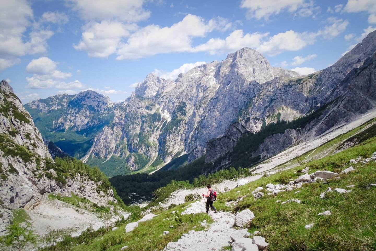Ledinski Vrh to Logar Valley, Kamnik-Savinja Alps, Slovenia