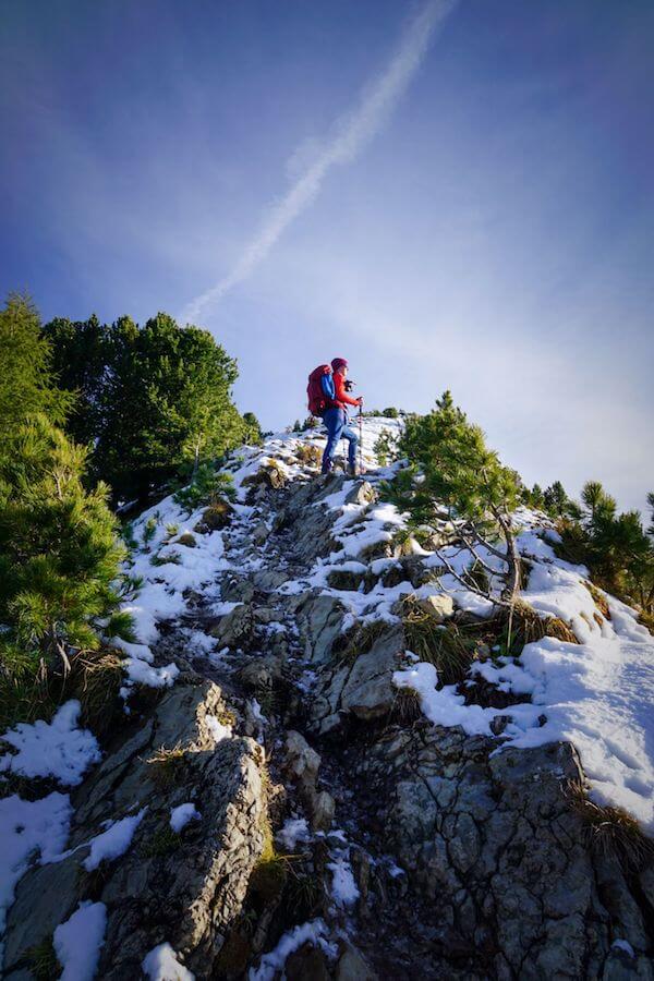 Hiking to Monte Pic, Trail 6, Val Gardena
