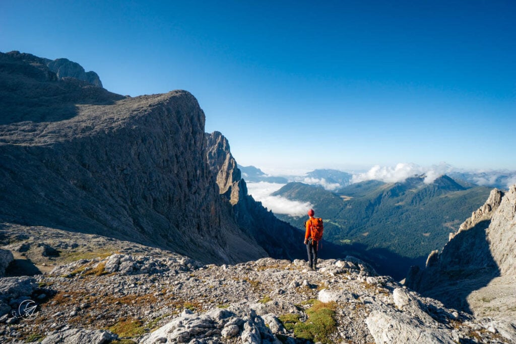 Rifugio Rosetta to Passo di Ball, Pale di San Martino, Dolomites