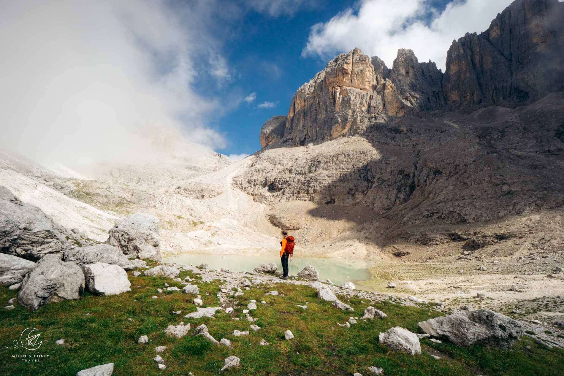 Rifugio Rosetta to Rifugio Pradidali Loop Trail, Pale di San Martino, Italian Dolomites