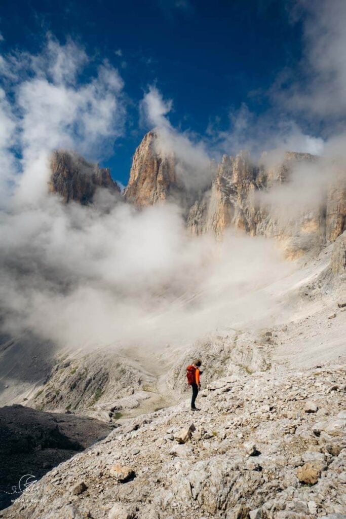 Hiking Trail 709 around Pala di San Martino, Italian Dolomites