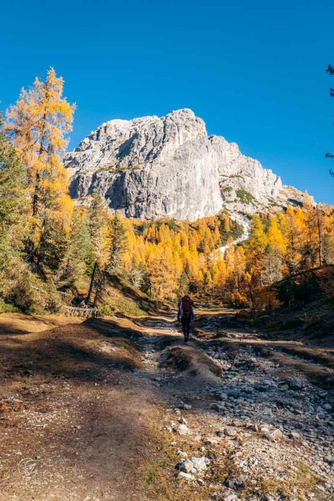 Lago d’Antorno to Cadini di Misurina trail, Dolomites