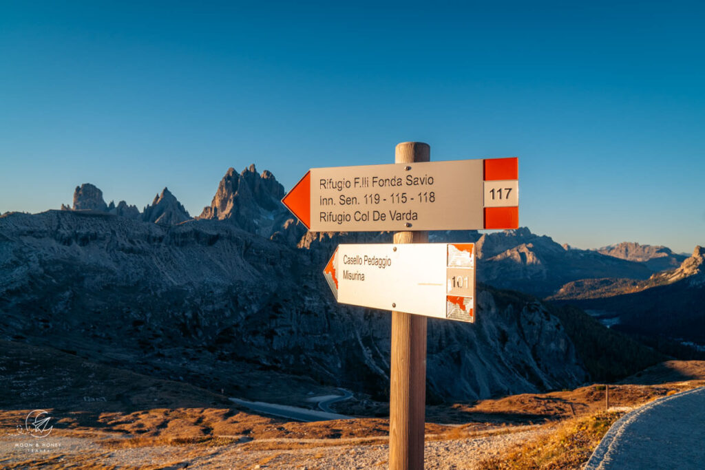 Trail 117, Rifugio Auronzo, Dolomites