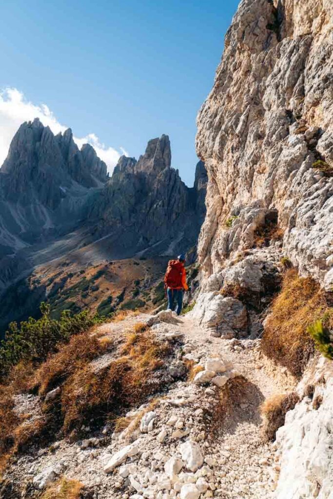 Sentiero Bonacossa Trail, Cadini di Misurina, Dolomites