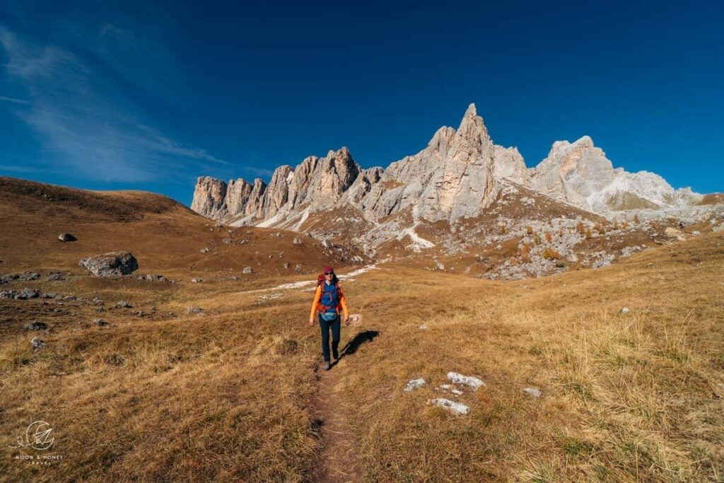 Spiz de Mondeval and Lastoni di Formin, Mondeval Plateau, Dolomites
