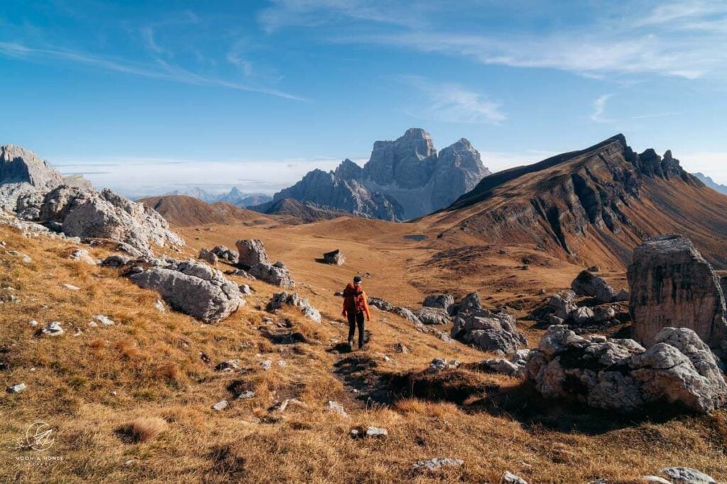 Monte Mondeval, Monte Pelmo, Dolomites