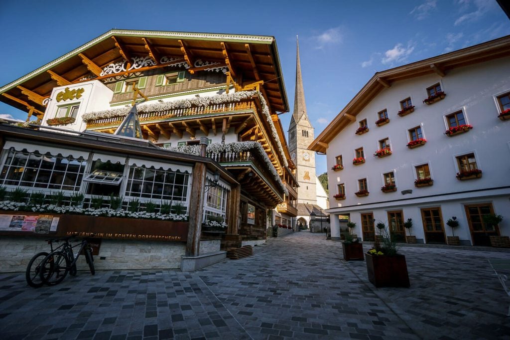Maria Alm Village Square, Hotel Eder, Austria