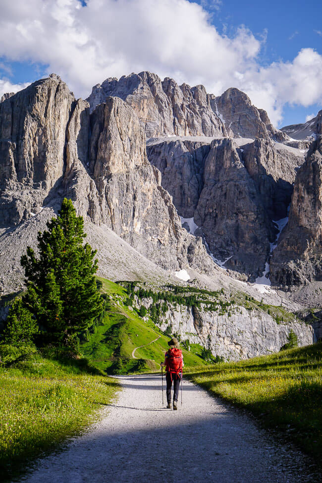 Sass da Ciampac Hike, Dolomites