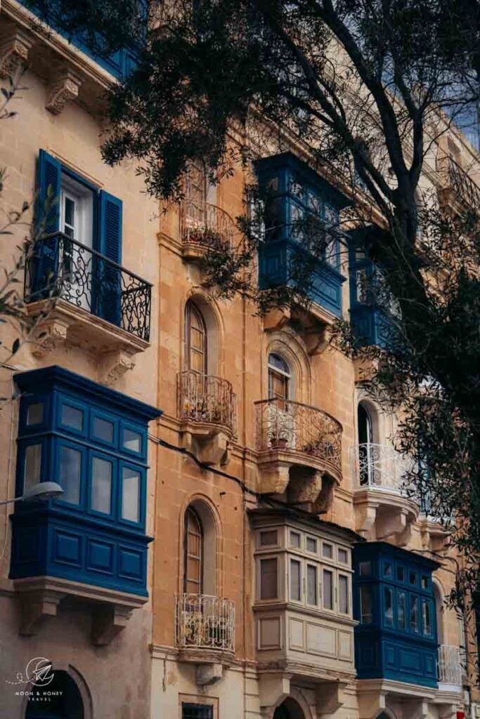 Valletta Covered Balconies, Malta