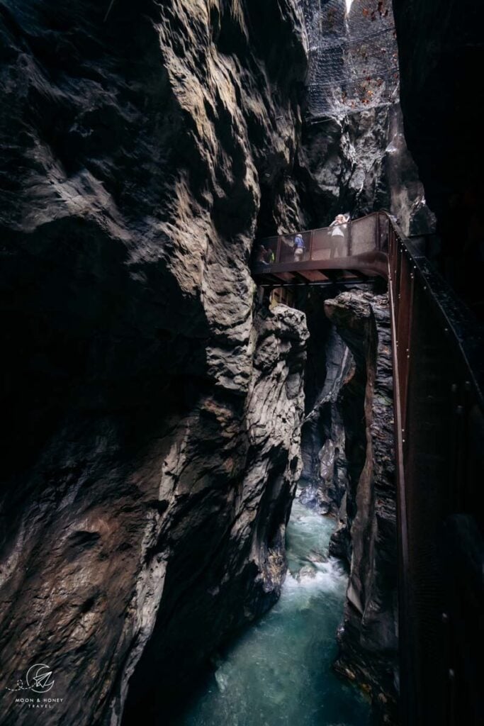 Liechtensteinklamm Narrow Liechtenstein Gorge Path, Salzburg, Austria