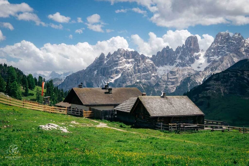 Malga Prato Piazza / Almhütte Plätzwiese, Dolomites
