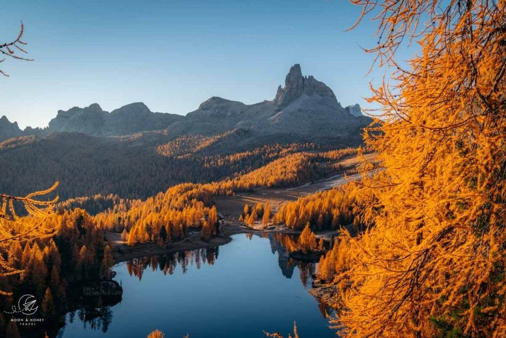Lake Federa sunrise, Cortina d'Ampezzo, Dolomites