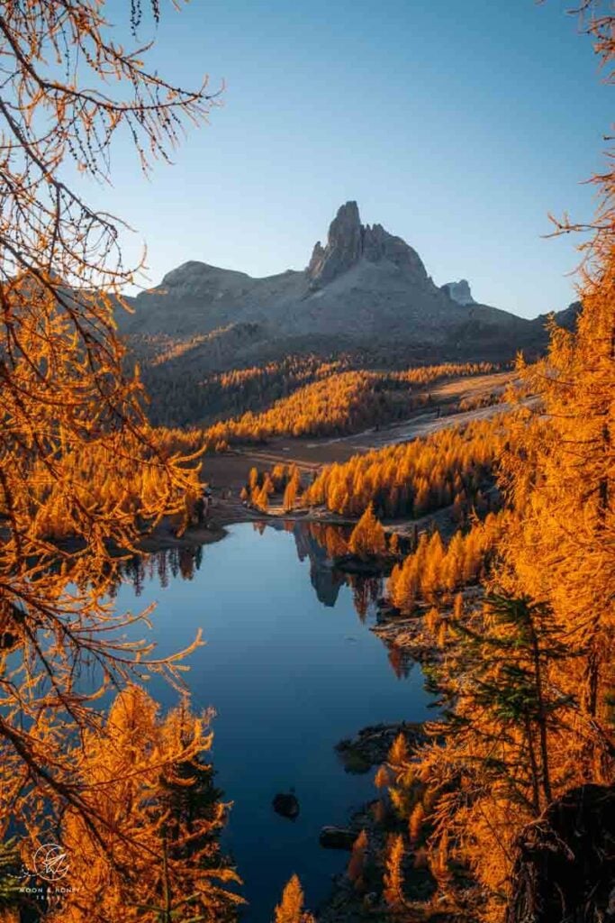 Lake Federa, Croda da Lago, Dolomites