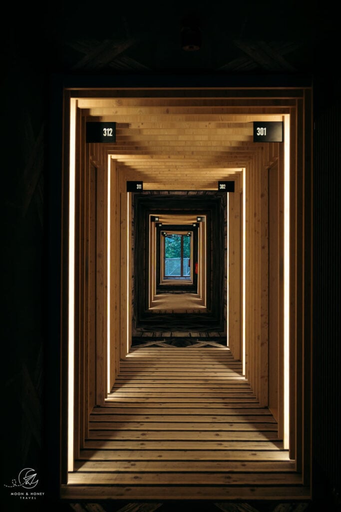 Hotel Bohinj hallway, Slovenia