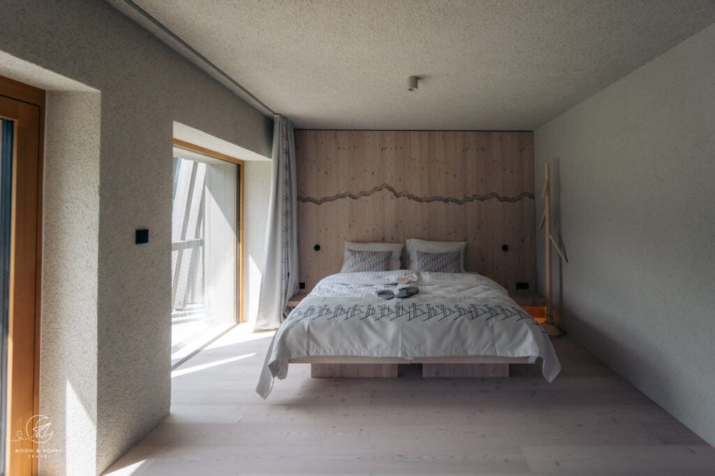 Hotel Bohinj bedroom, Slovenia