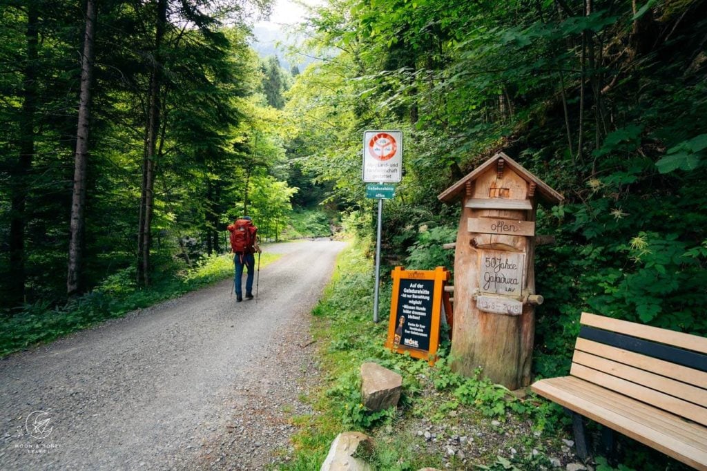 Gafadurahütte trailhead, Liechtenstein