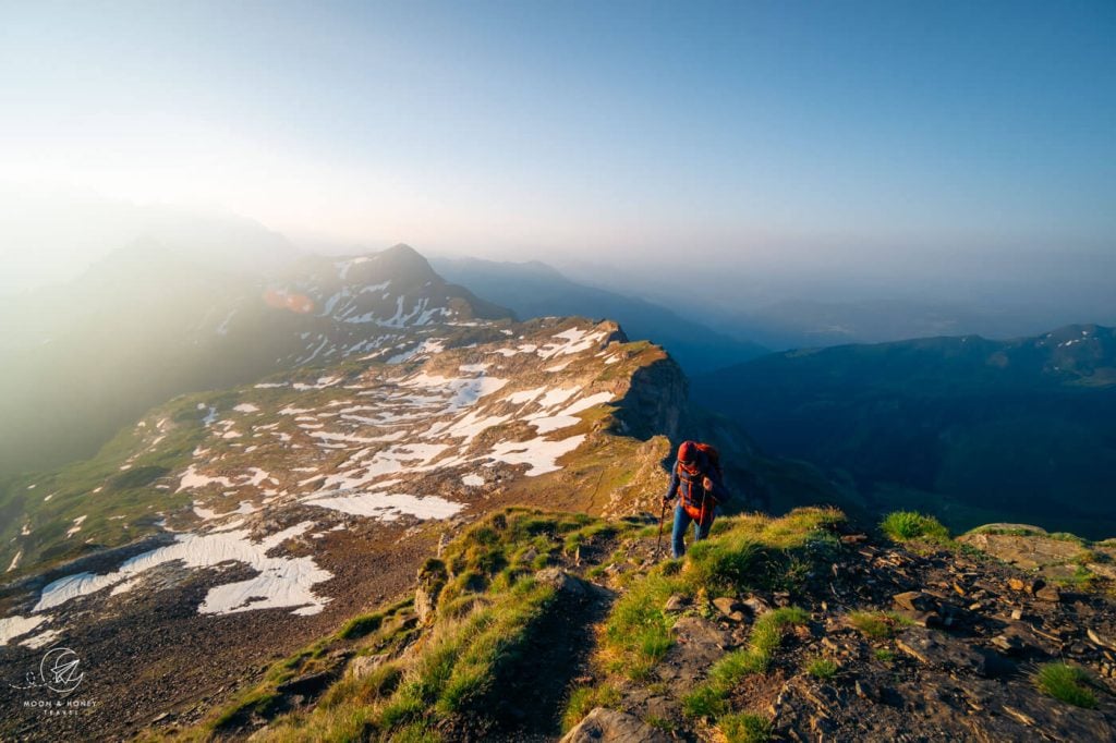 Naafkopf sunrise hike, Liechtenstein Panorama Trail
