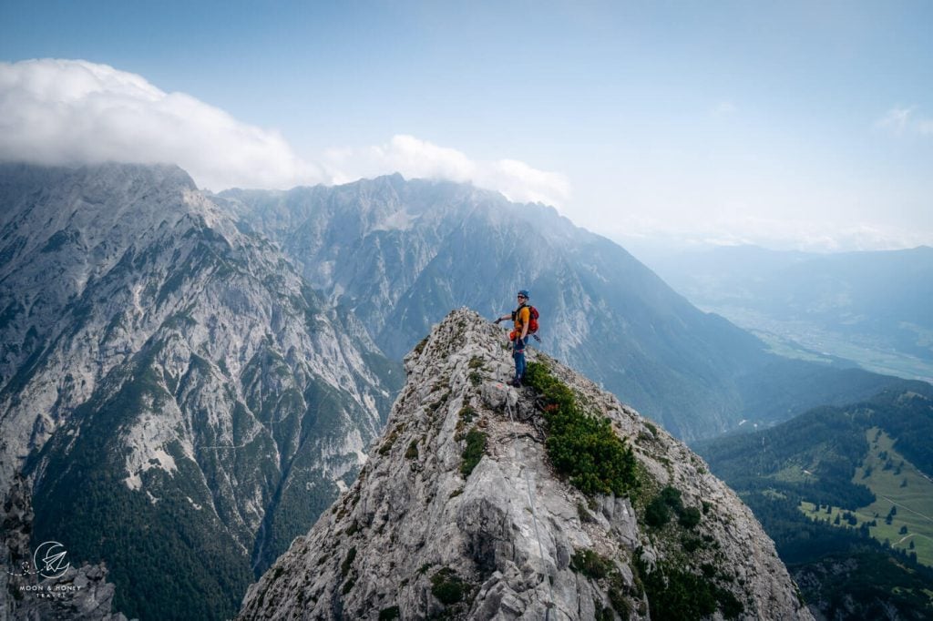 Hundskopf Peak Eastern Ridge trail, Karwendel, Austria