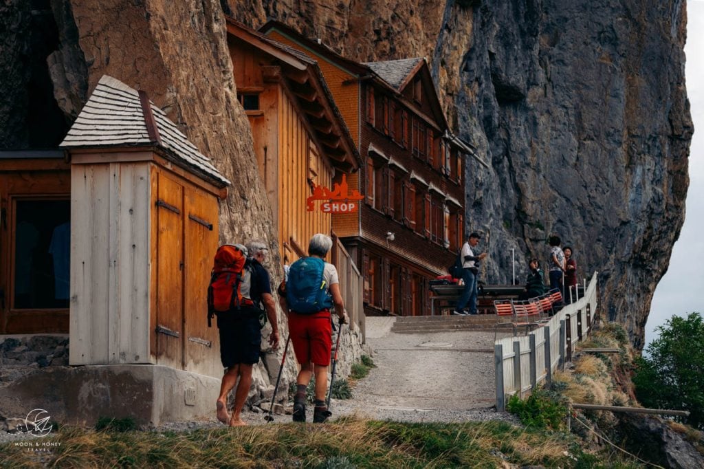 Aescher restaurant and guesthouse, Ebenalp, Alpstein, Switzerland
