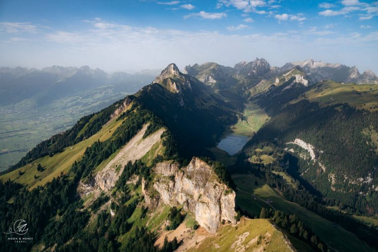Hiking Saxer Lcke and Lake Flensee from Hoher Kasten