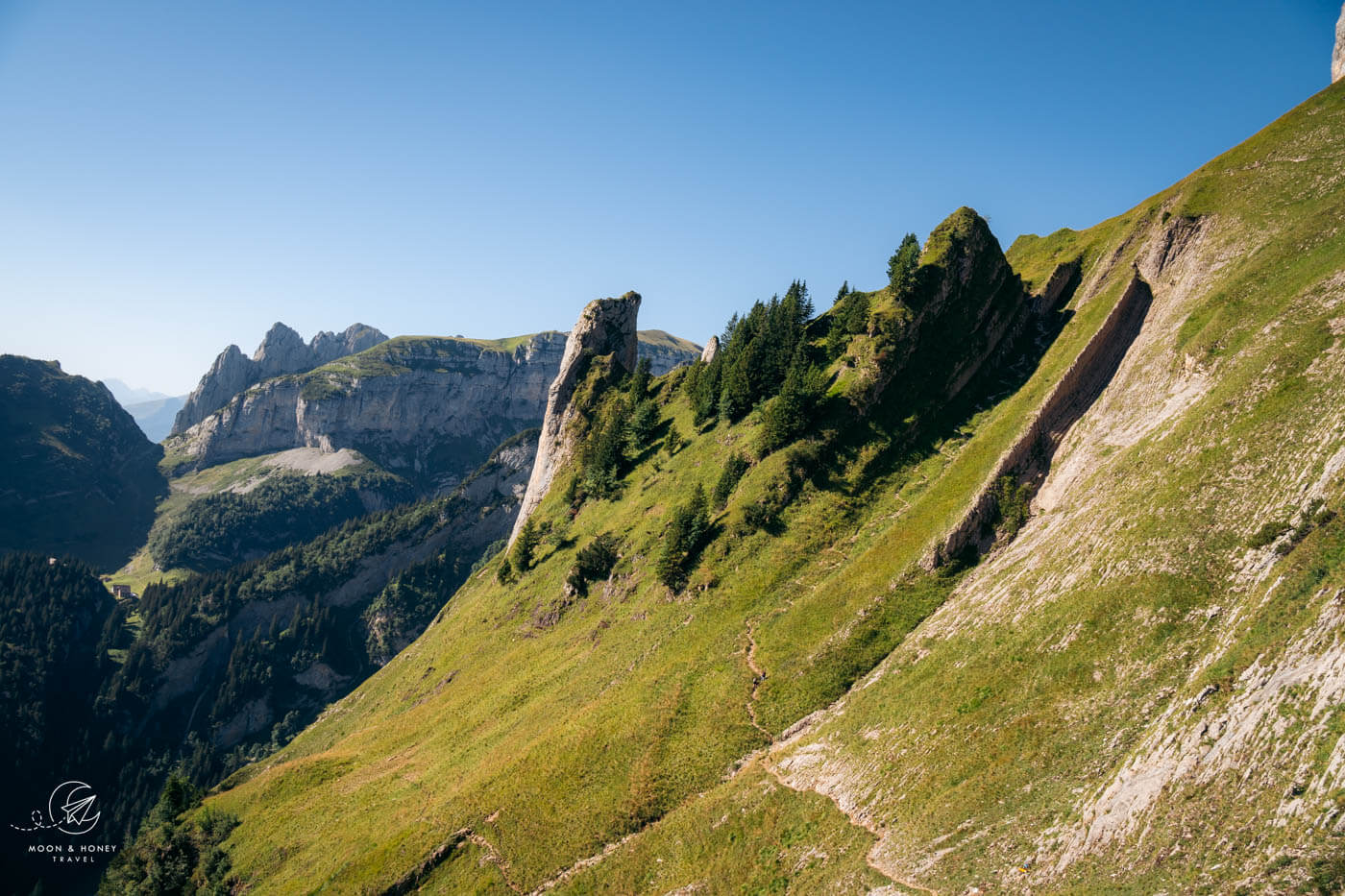 Marwees Ridge Trail, Alpstein, Appenzell Alps, Switzerland