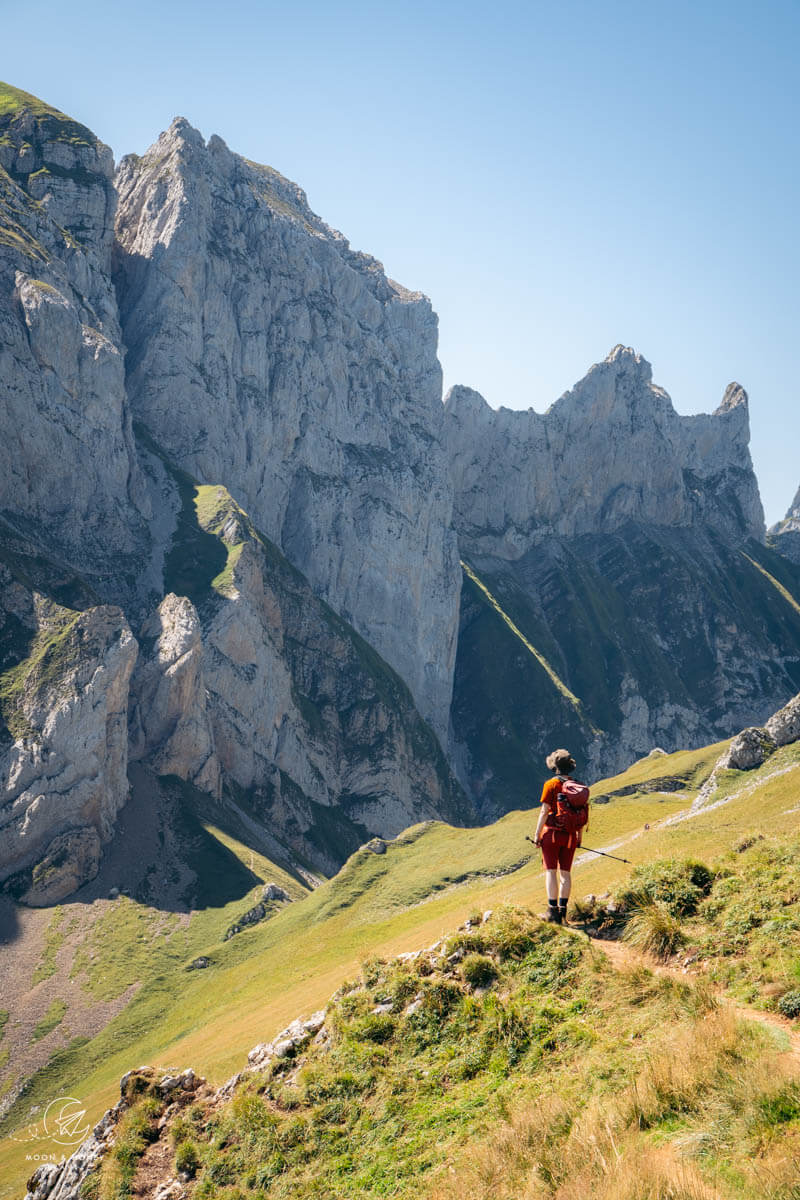 Marwees Ridge Trail, Alpstein, Appenzell Alps, Switzerland