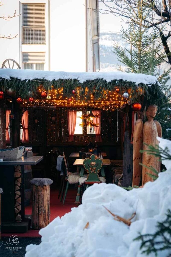 Covered Stand, Bruneck Christmas Market, Dolomites