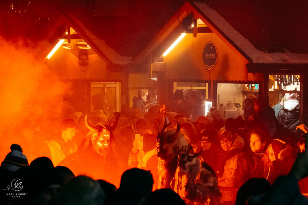 Toblach Krampus Run, Dolomites December