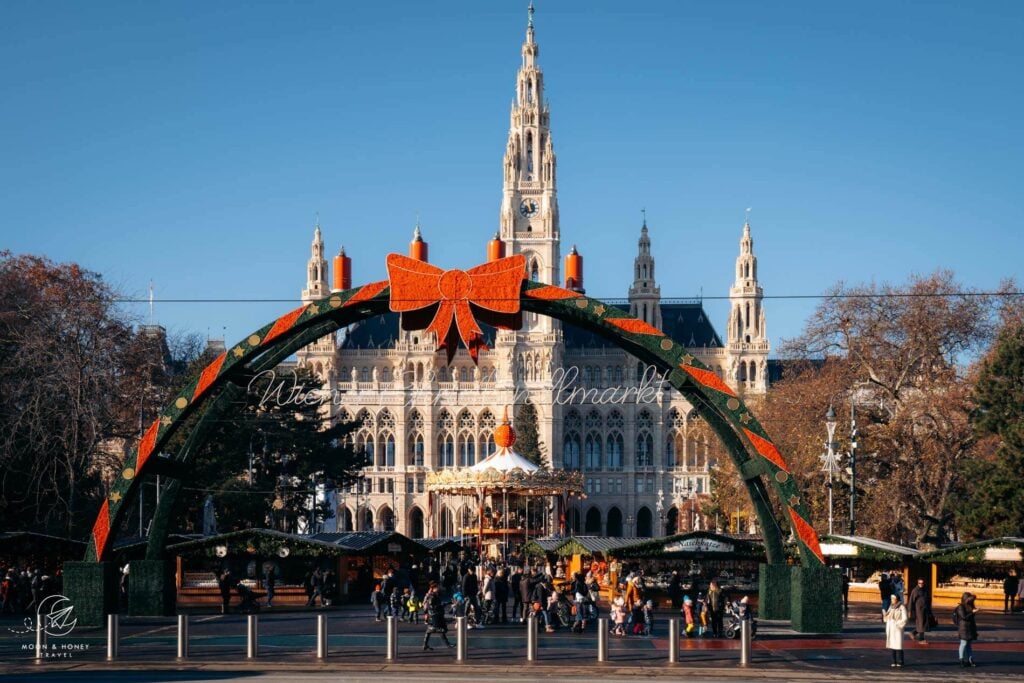 Rathausplatz (Vienna City Hall Square) Christmas Market, Vienna, Austria