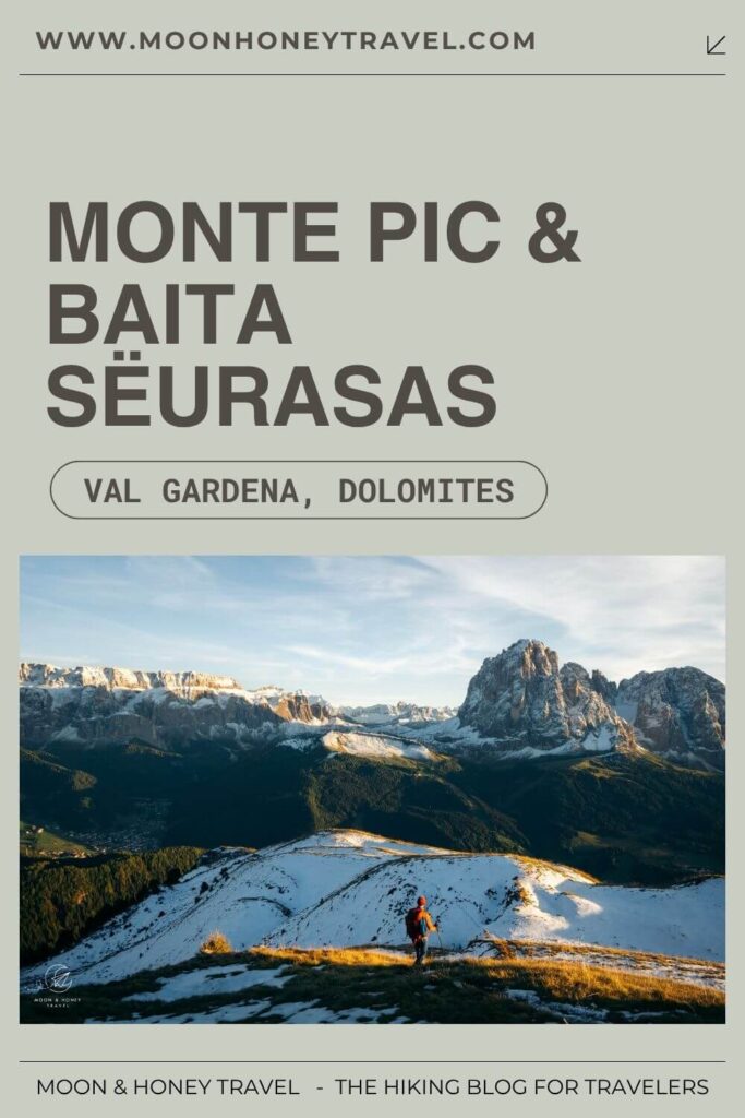 How to Hike Monte Pic, Val Gardena Dolomites