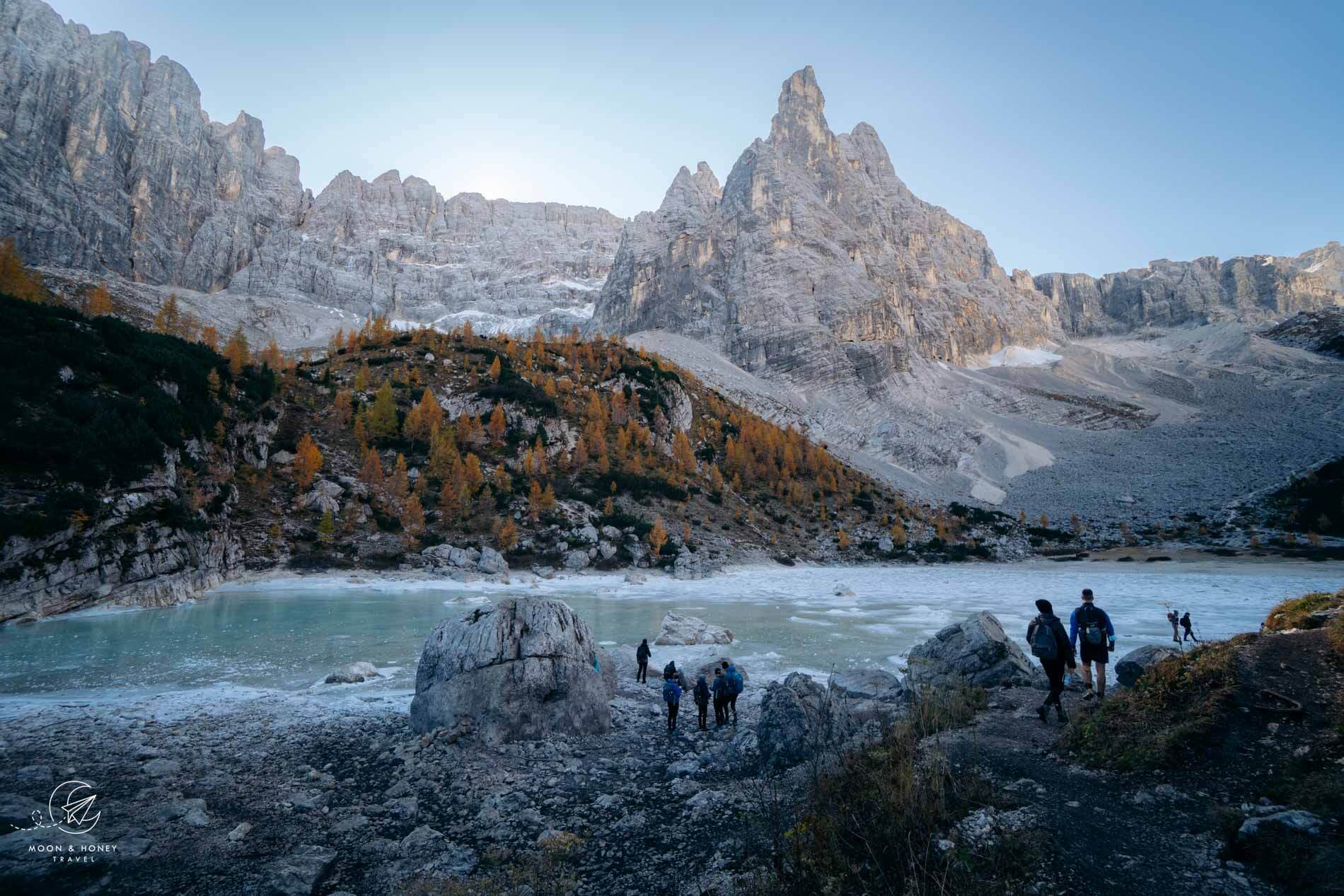 How to hike to Lago di Sorapis, Dolomites