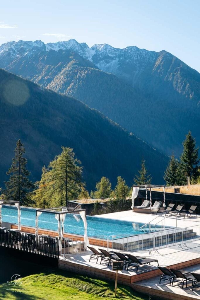 Gradonna Mountain Resort Chalets & Hotel infinity pool