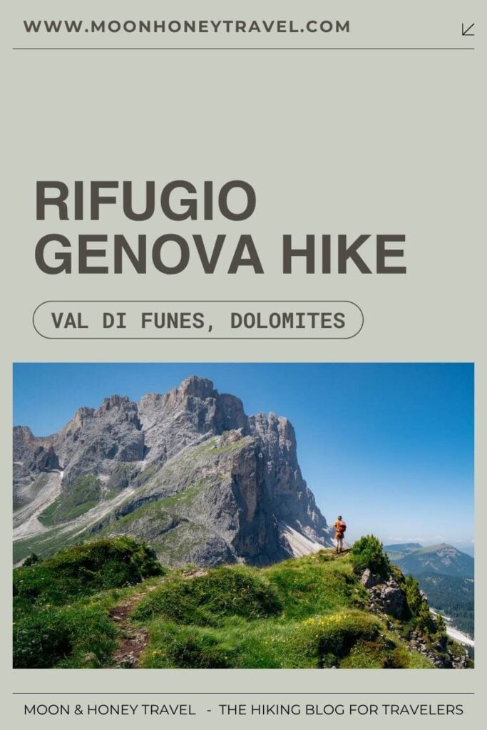 Rifugio Genova Day Hike, Val di Funes