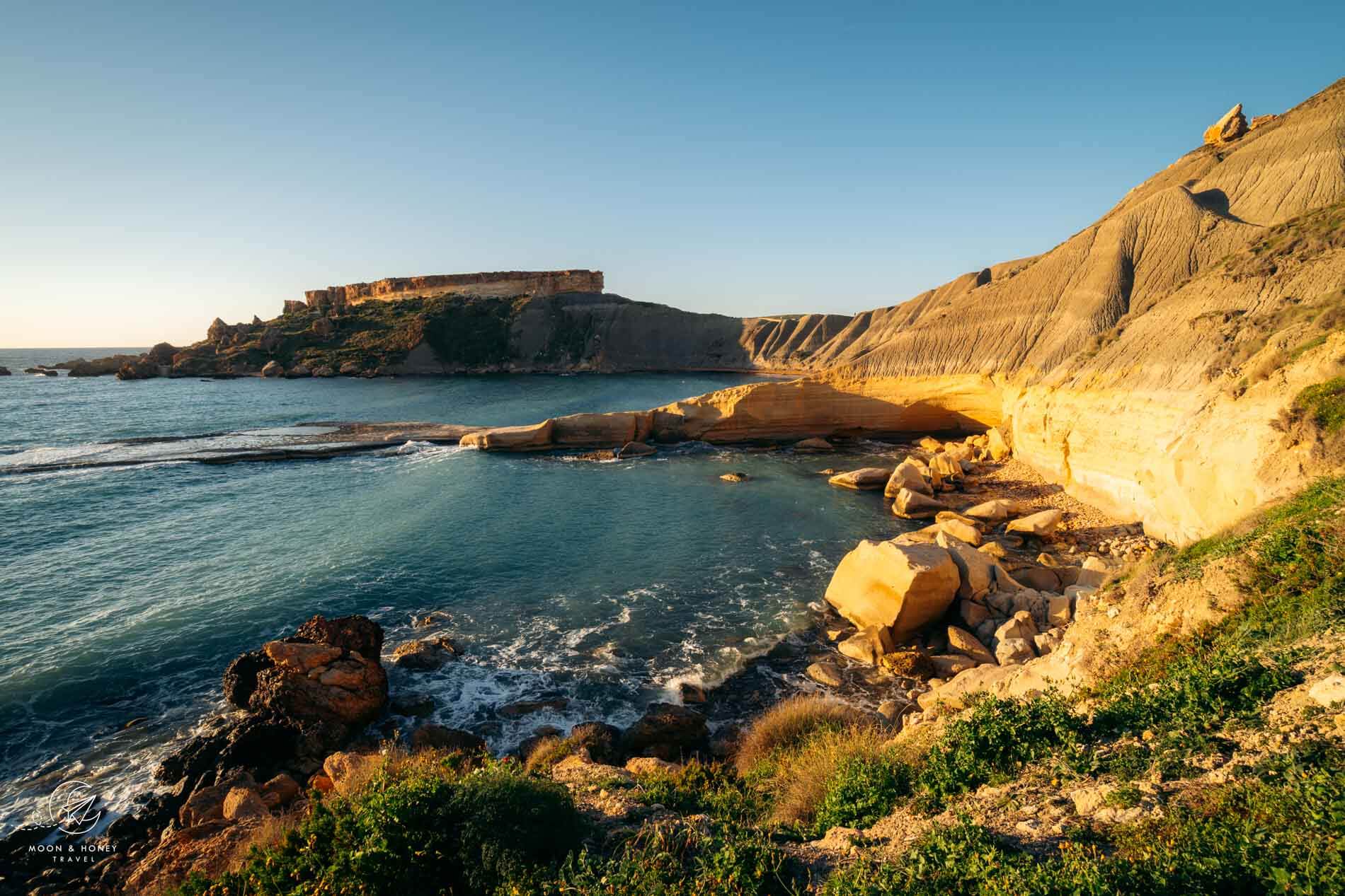 Golden Bay Hike, Malta