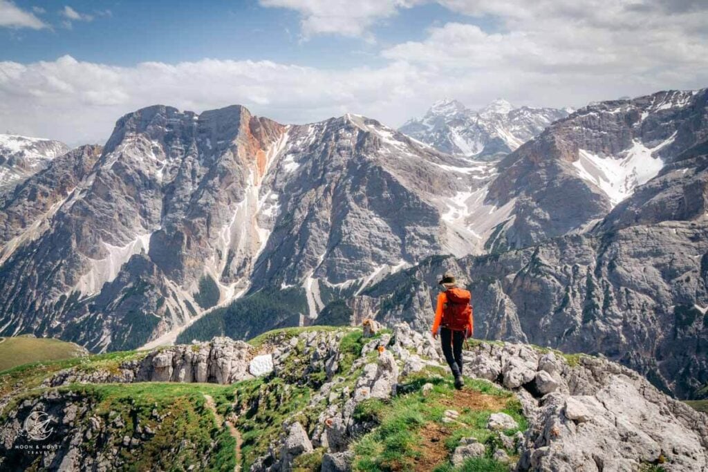 Hochalpenkopf Wanderung, Pragser Dolomiten, Italien