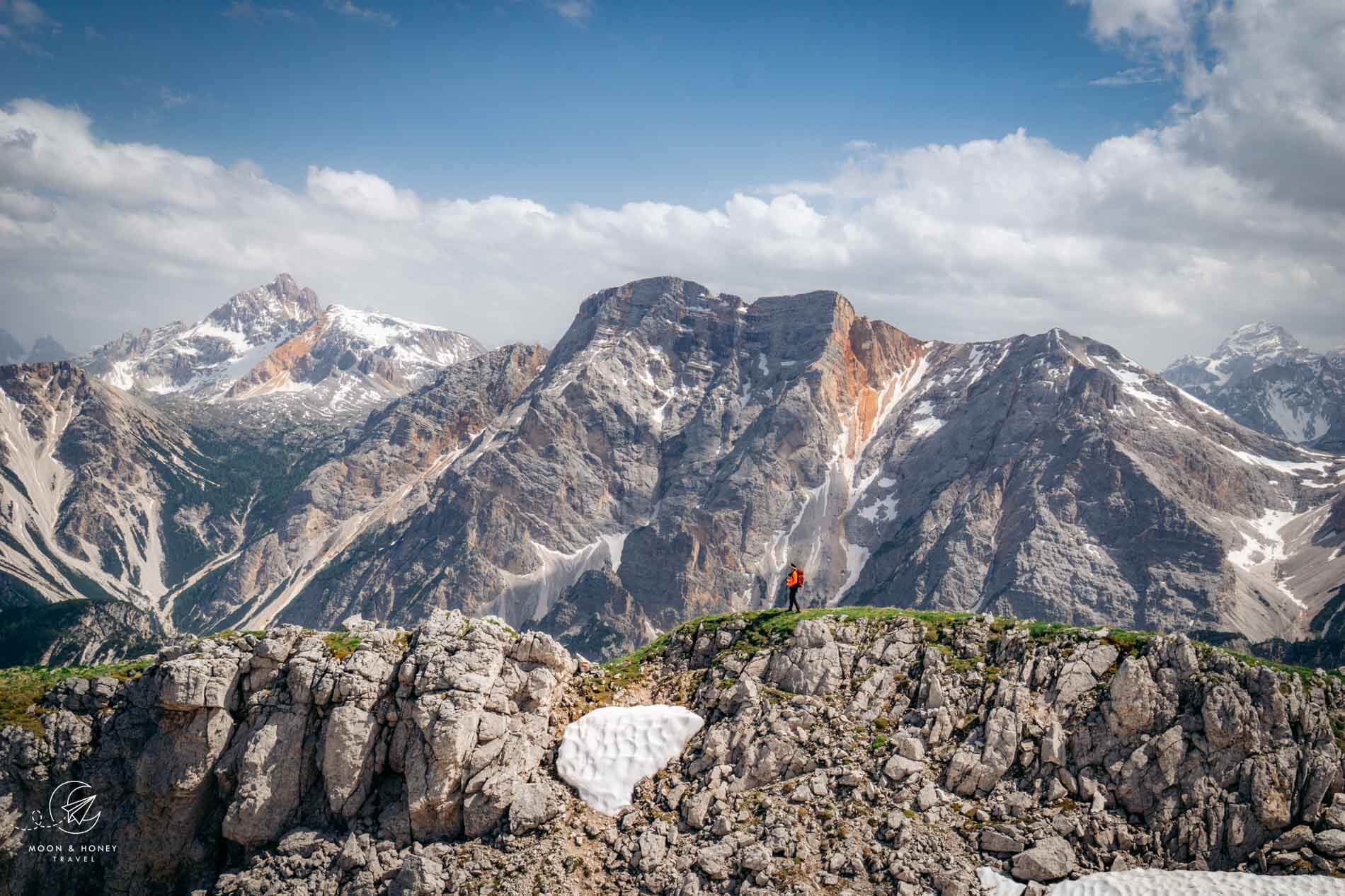 Hochalpenkopf Summit Hike, Braies Dolomites