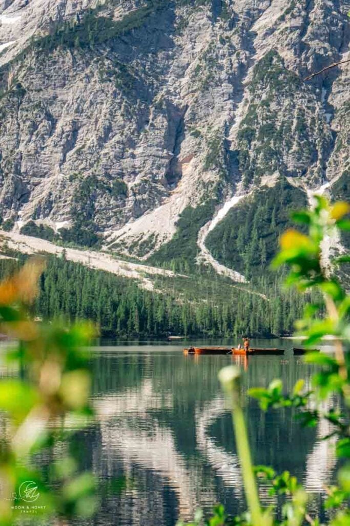 Lake Braies in summer, Dolomites