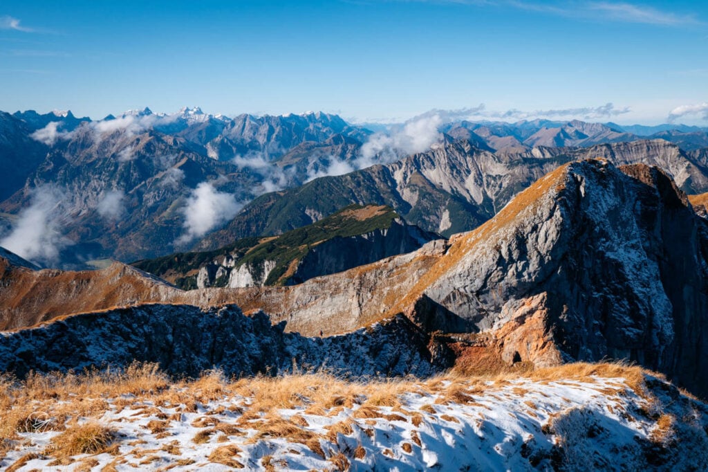 Hochiss Peak Hike, Rofan Mountains Achensee, Austria
