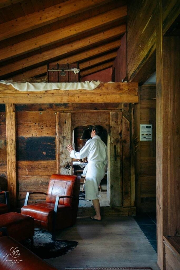 Bad Moos wellness area, Val Fiscalina, Sexten