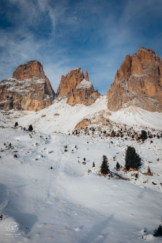 Skiing the Sella Ronda, Dolomites