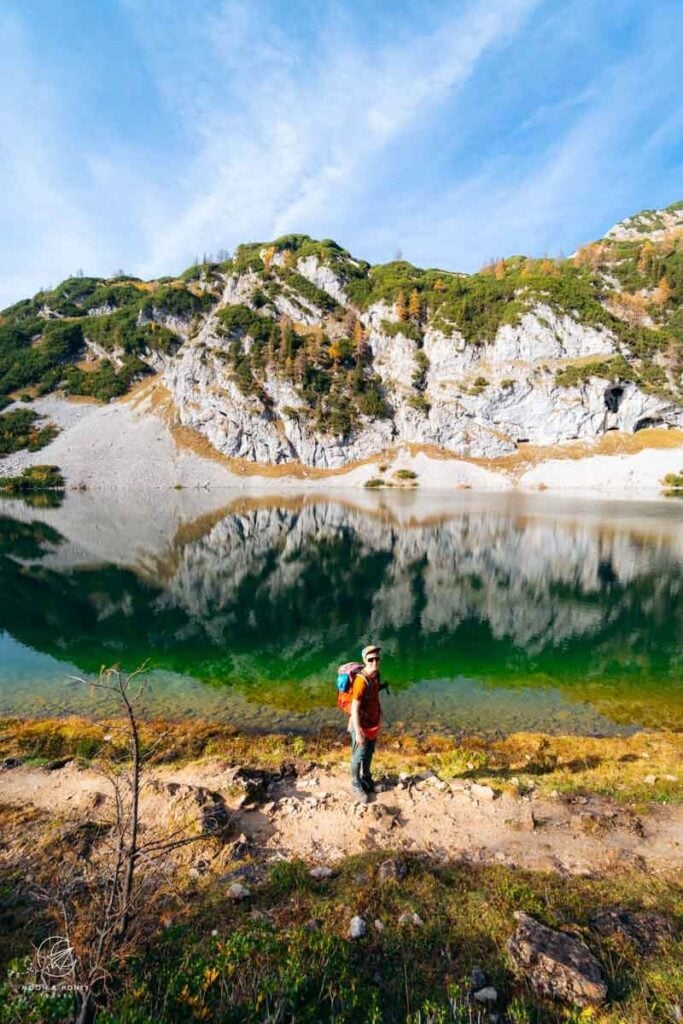 Lake Schwarzensee, Tauplitzalm, Styria, Austria