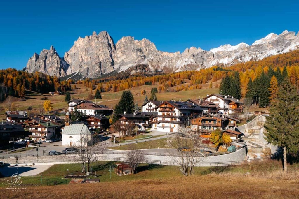 Cortina d'Ampezzo in October, Dolomites