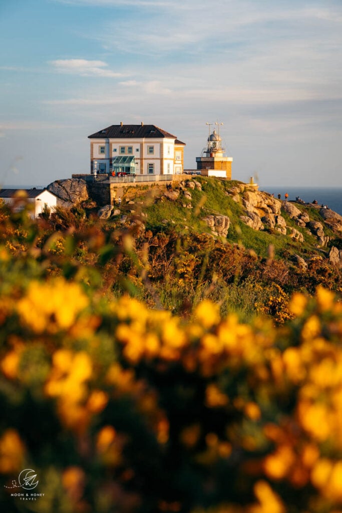 Hotel El Semáforo de Finisterre, Cape Finisterre at Sunset, Camino dos Faros, Spain